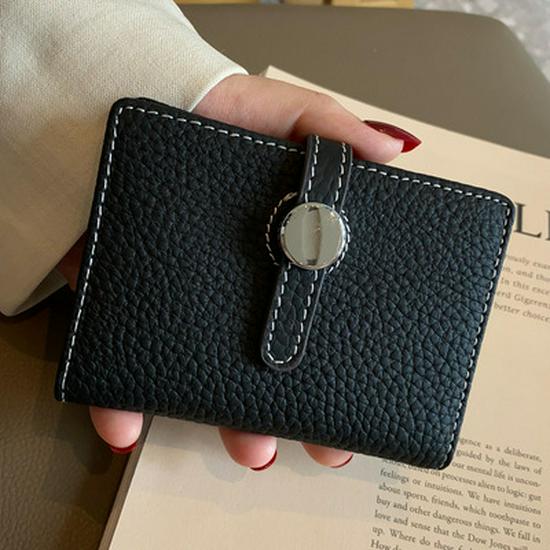 Exquisite 2025 Women's Slim Card Holder - High-Capacity Genuine Leather, Multi-Card Slots, Niche Design