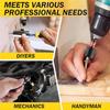 A25F-Hex Shank 105° Right Angle Drill Screwdriver 31PCS Flexible Drill Bit Extension Set Rotatable Socket Adapter