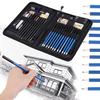 40PCS Professional Sketching Drawing Pencils Kit Set Art Supplies Students Painting Tool