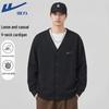 Unisex American Retro V-Neck Cardigan