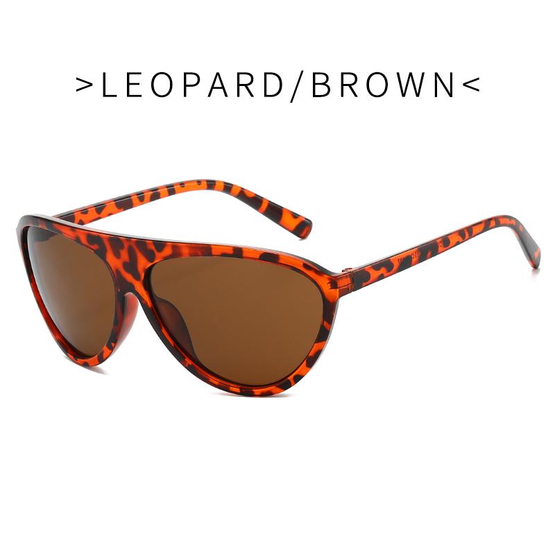 Aviator Shield Sunglasses – Trendy Oversized Black Frame UV400 Fashion Eyewear for Women & Men