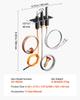 Gas Pilot Assembly, OE 485-510A,4021-736,2103-010 Fireplace Gas Pilot Assembly Kit, Natural Gas Ignition Replacement, Compatible with Quadra-Fire,