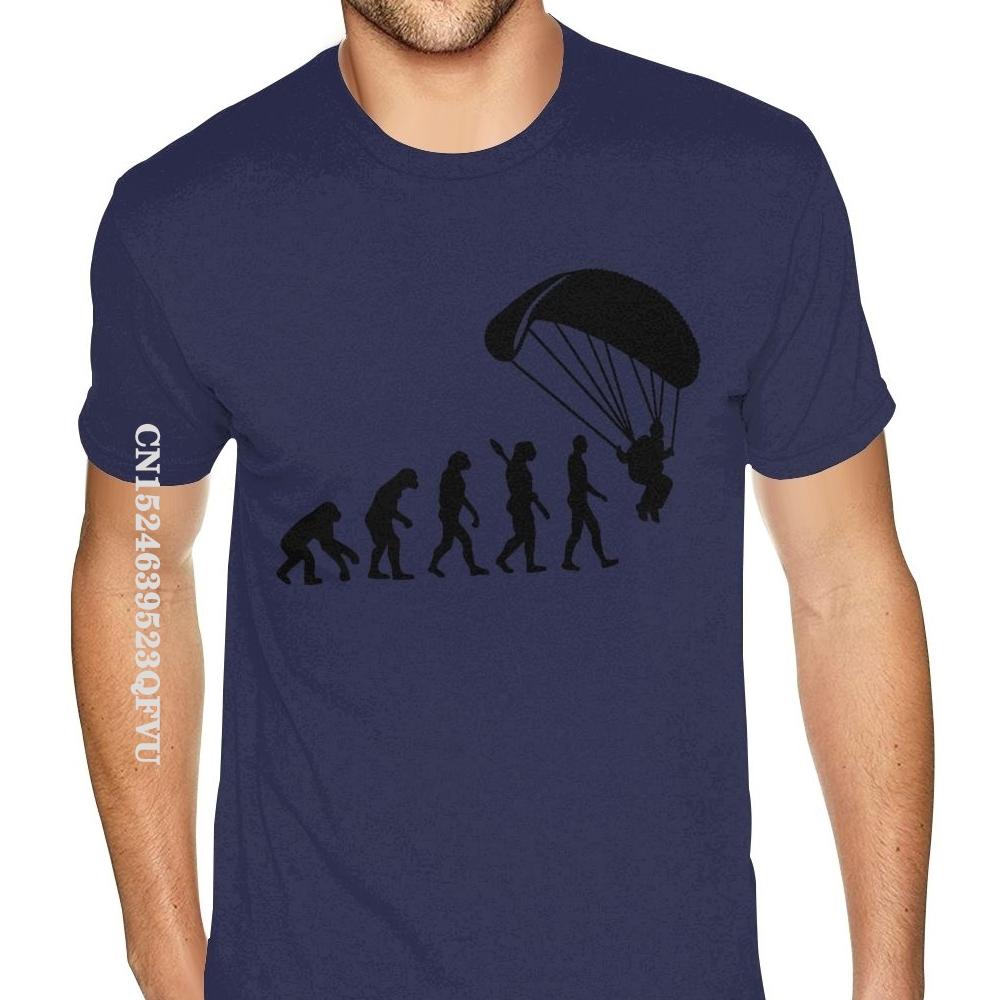

Sport Skydiver Paraglider Evolution T-Shirt Men Parachute Tee Men Printing Gothic Style Print Tshirt HipHop Retro T Shirt 5XL різнокольоровий