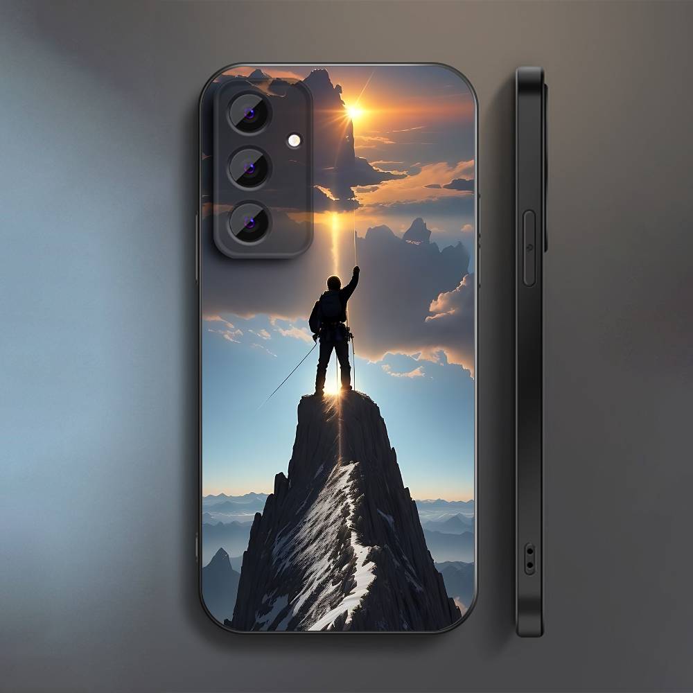 

2026 Hikers Phone Case For Samsung S22,S24,S20,S25,S23,S30,S26,Ultra,Plus,5G ,Fe,Lite Black Cover SamsungS20Plus