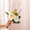 Silk Rose Flower Arrangement for Dining Table or TV Cabinet