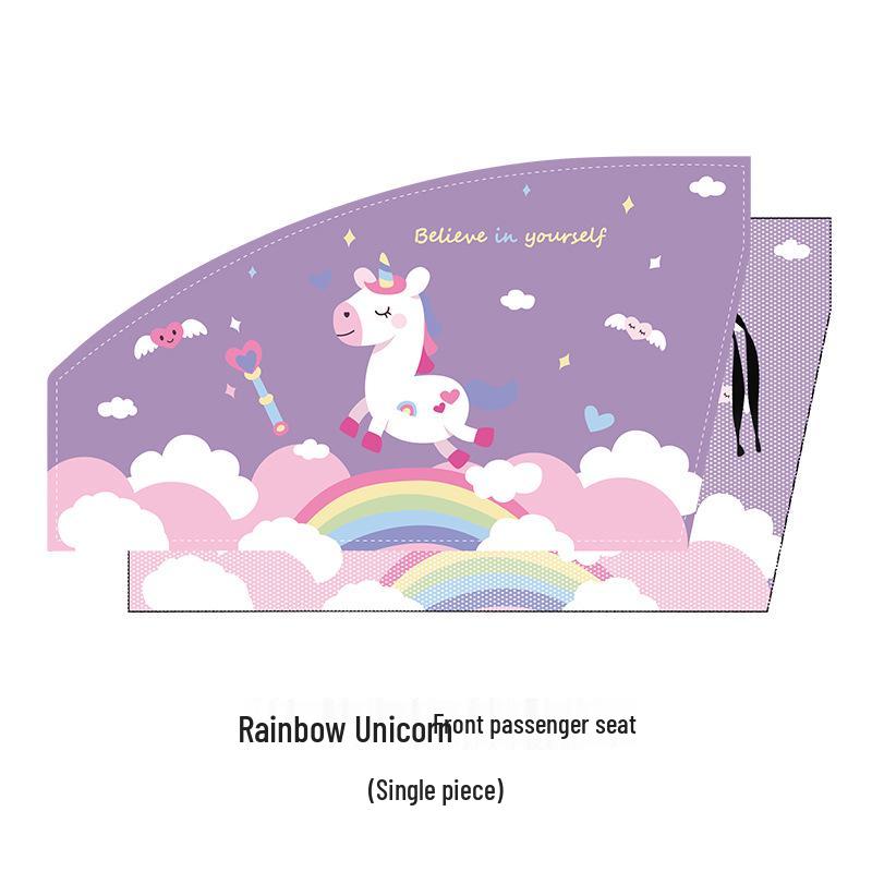Magnetic Double Layer Dinosaur Sunshade: Child's Car Window Curtain for Sun Protection and Privacy