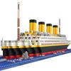 City Serie Titanic Kreuzfahrtschiff Bausteine Modellboot Steine Konstruktionsspielzeug für Jungen Mädchen Kinder Geburtstagsgeschenk Heimdeko