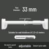 Retractable No-Drill Balcony Clothes Drying Rod, 304 Stainless Steel Hanger for Home Use