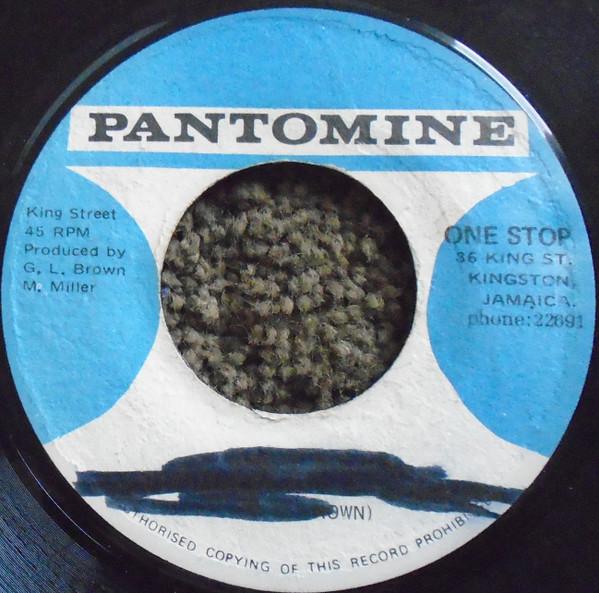 

7-дюймовая пластинка GLEN BROWN Dirty Harry NONE Pantomine Jamaica Reggae Ska Dub Б/у