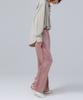 Page Satin Elastic Waist Pants _Pink