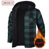 Camicia da uomo con fodera calda: Camicia a Quadri in Flanella Spessa Foderata in Pile – Camicia Intera Foderata in Pile da Uomo