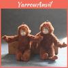 Charming Monkey Plush Keychain Super Soft Stuffed Animal Doll 20cm