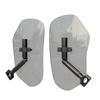 Suzuki DL250 Motorcycle Accessories: Butterfly Bumper, Knee Pads, Windshield, Mudguards