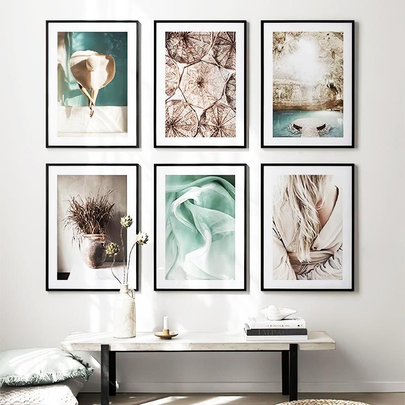 

Летнее солнце Девушка Бассейн Пещера Пейзаж Холст Картина Реалистичный Скандинавский плакат Печатная стена Искусство Картина Современный декор гостиной