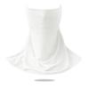 Traceless Ice Silk Sunscreen Mask Breathable Neck Cover Fashion UV Protection Mask  Women