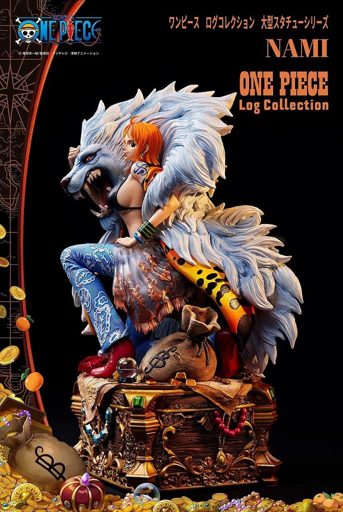 Unique Art Studio One Piece Log Collection Large Statue Series Nami Height 510mm Polystone Painted Complete Figure Approx.
