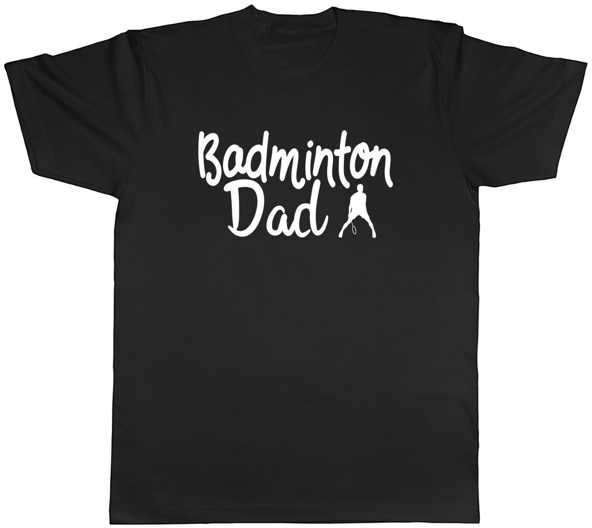 Badminton Dad Mens Unisex T-Shirt Tee XL