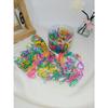 1000-piece Set of Multi-color Elastic Hair Ties, Simple and Elegant for Women's Daily Use. (Jar for Photography Only.)