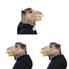 Maschera di Cammello Divertente Accessorio per Costume Testa di Animale in Lattice Per Feste e Festival