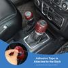 Car 4WD Gear Head Decoration Cover Stickers For Jeep Wrangler JL for JT Gladiator 2018 Up ABS Interior Accessories