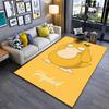 Psyduck Cartoon Yellow Carpet Suitable As a Non-slip Mat for the Living Room or Bedroom Sofa