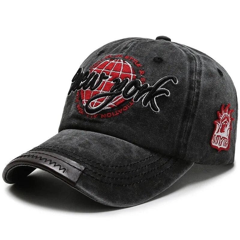 Distressed Cotton Washed Baseball Cap Korean Outdoor Sunscreen Hat Casual And Versatile Street Spring And Autumn Sunhat