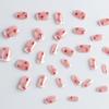 30 Valentine's Day Heart-Shaped Two-Tone Pink Nail Art Tips