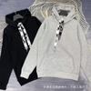 High-Quality Drawstring Hoodie Loose Fit Letter Print Cotton Sweatshirt Young Men Daily Wear