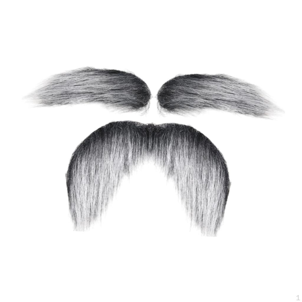 Falešný knír obočí Kostýmní doplňky Dekor DIY Make-up na karneval Slavnostní