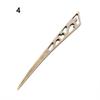 Mode Bronze Vintage Haarspange Vintage Metallisch Metall Haarstab Gebogene Stylingwerkzeuge Haargabel Gebogene Haarnadel