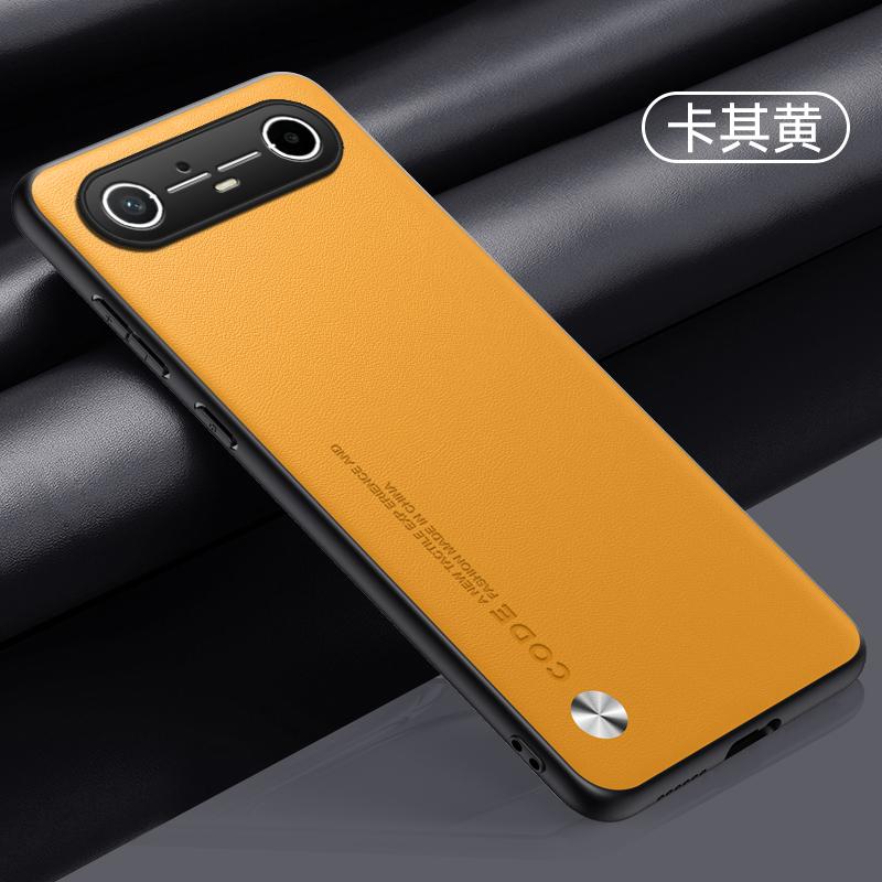 

Шкіряний чохол для Tecno Spark Slim 4G Чохол для Tecno Pova Slim 5G Кришка Модна текстура волокна ПУ-шкіра Захисна задня кришка Tecno Pova Slim 5G жовтий