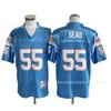Retro San Diego Chargers Embroidered Mesh Football Tee Men Women Sportswear