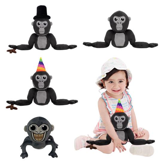 

Плюшевая кукла, удобная мягкая плюшевая игрушка в виде гориллы, очаровательная популярная игровая фигурка, чучело животного для детей, подарок