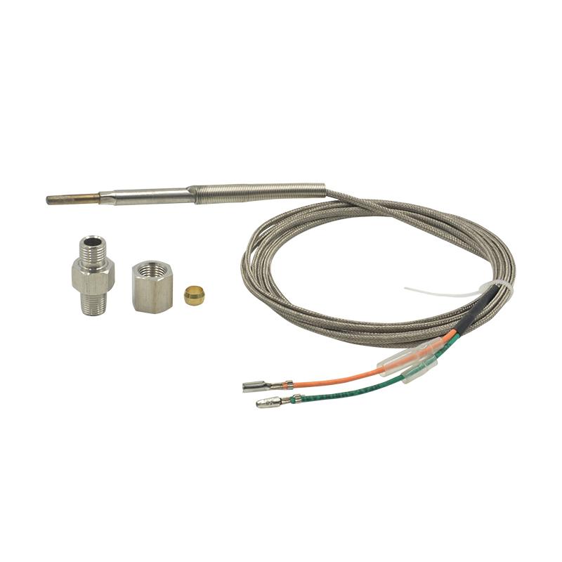 Dragon gauge Exhaust gas CarTemp sensor 2m EGT K Type Thermocouple Probe Temperature Sensors Threads Temp Sensor Gauge