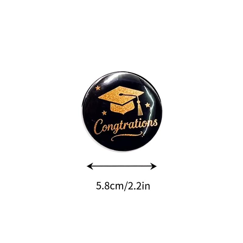 1/2/3Pc Class Of 2026 Black Golden Satin Sash Bachelor Cap With Tassel Graduation Shoulder Strap Congrats Grad Party Photo Props