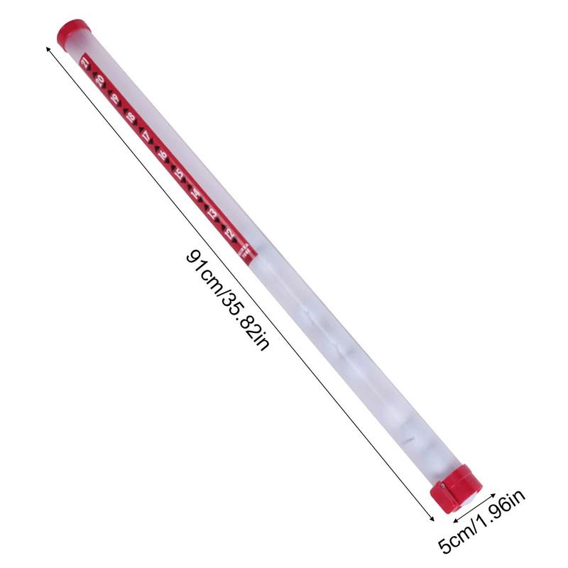 Golf Ball Picker Shag Tube - Plastic with Ball Release Retrievers Collector Grabber Picker Pick Up Sucker Tool Golf Supplies