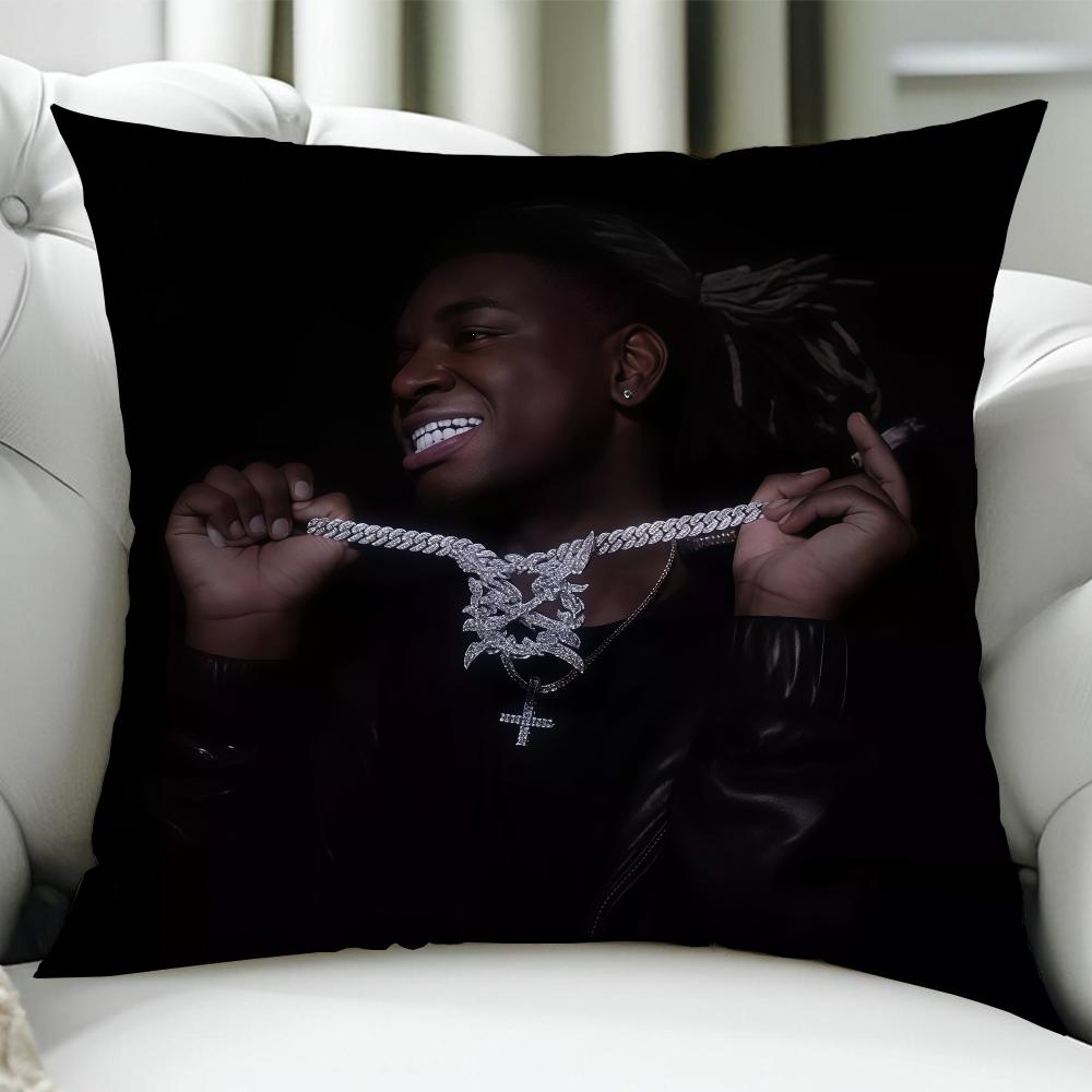 KKen Carson Rapper Cushion Cover Birthday Anniversary Gifts Double Sided Printed Zipper Cushion Cover Soft Skin Bedding