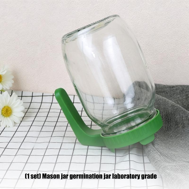Siebdeckel Glasbehälter 32 Unzen Große Öffnung Behälter für Anzuchtaufgaben, Aufbewahrung von Zutaten, Platzierung auf der Arbeitsplatte und tägliches Ausspülen in der Küche