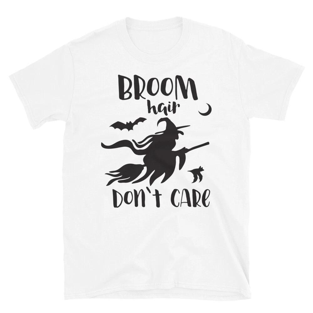 Halloween 20201 Broom Hair Don t Care T-Shirt 2XL