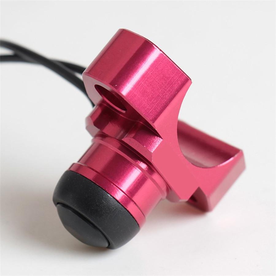 Red CNC Billet Motorcycle Engine Stop Start Kill Switch Button For Dirt Pit Bike