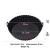 Customized Silicone Air Fryer Baking Pan, High-Temp Resistant, Reusable, Oven & Microwave Safe