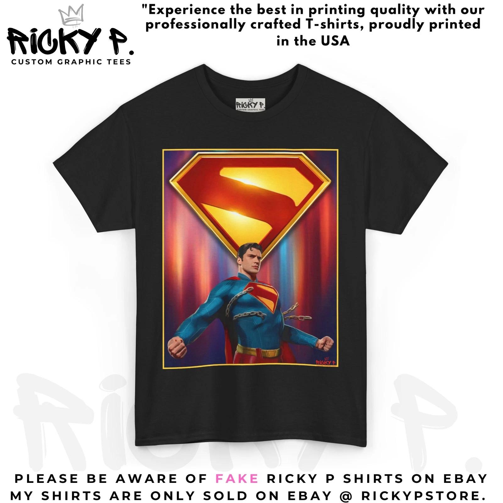 Ricky P Superman 2025 James Gunn Ricky P Unisex Heavy Cotton Tee 4XL