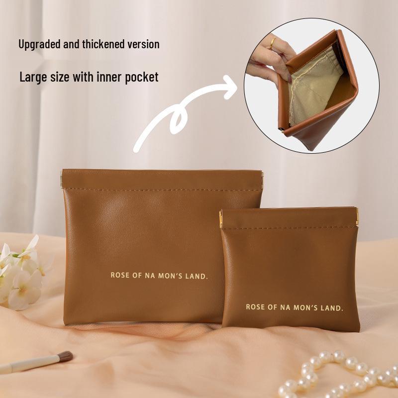 Automatischer Verschluss Gadget- & Kosmetik-Organizer - Bewahren Sie Kabel, Kopfhörer, Ladegerät, Lippenstift in einer tragbaren Tasche auf