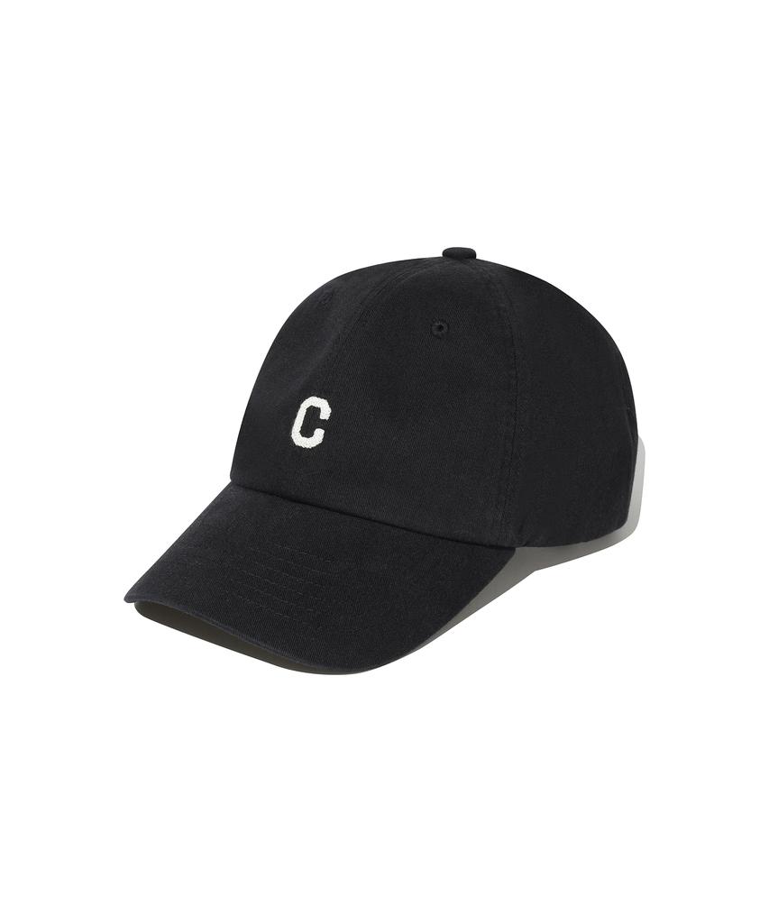 COVERNAT Small C Logo Flat Embroidery Standard Fit Ball Cap Black