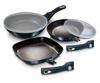 Set Of 3 Granite Frying Pans Berlinger Haus Bh-7049 Aquamarine