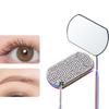 Large Eyelash Extension Mirror with Rhinestone Decoration For Professional Lash Artists Portable Beauty Tool