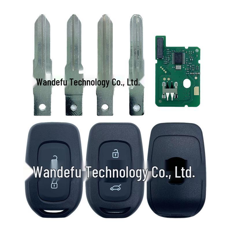 4A Chip 433MHz Remote Key for Renault/Dacia Sandero Logan 2 with 4 Metal Blanks