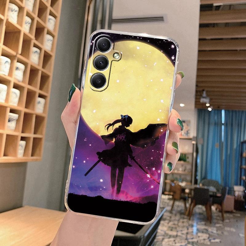 Cool Anime Soft Clear Silicone Case For Xiaomi Redmi Note 13 14T 15 Samsung A55 A35 S24 FE S25 iPhone Huawei Honor Camera Protective Shockproof Cover