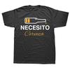 Mexikanisches Bier Necesito Cerveza Lustige Klassische T-Shirts Sommer Grafik Baumwolle Streetwear Kurzarm Bier Trinken Geschenke T-Shirt