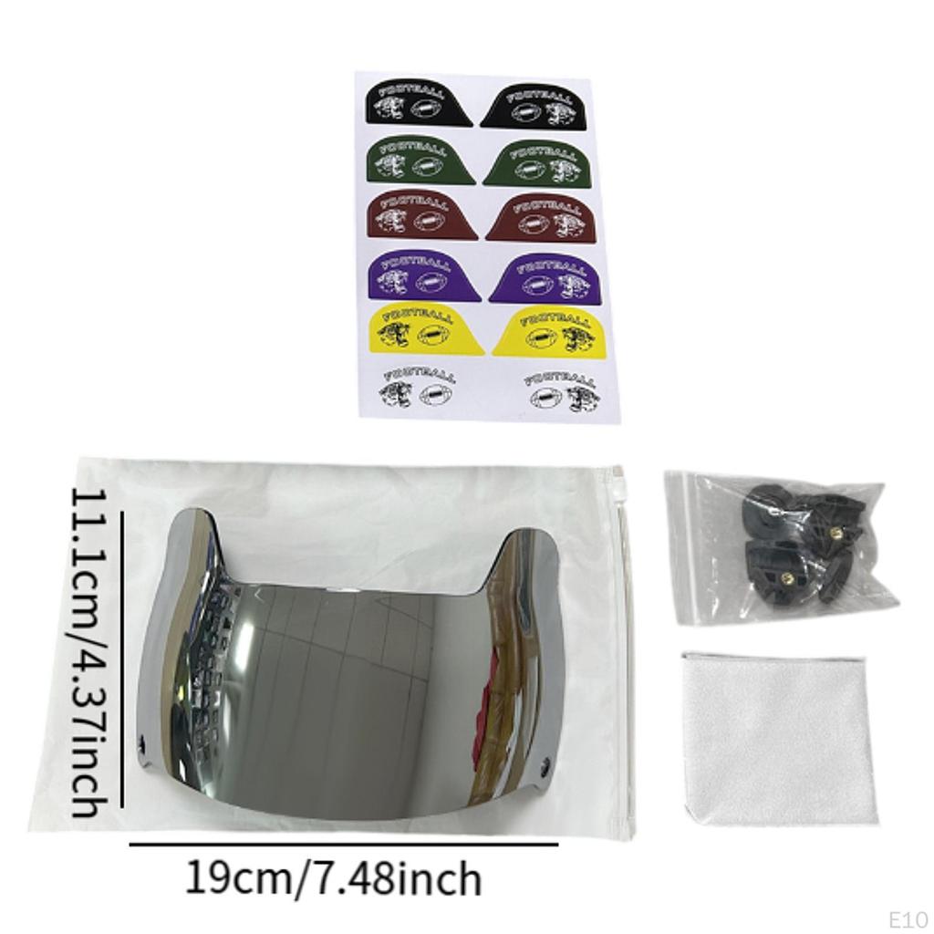American Football Visor Face Mask Facial Protection for Adults Youth Helmets